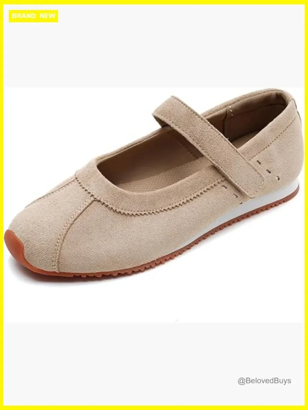 Slip On Sneakers Mary Jane Flats Comfortable Walking Shoes for Work Casual Retro